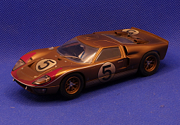 Slotcars66 Ford GT40 Mk2 1/32nd scale Scalextric slot car Le Mans 1966 #5    